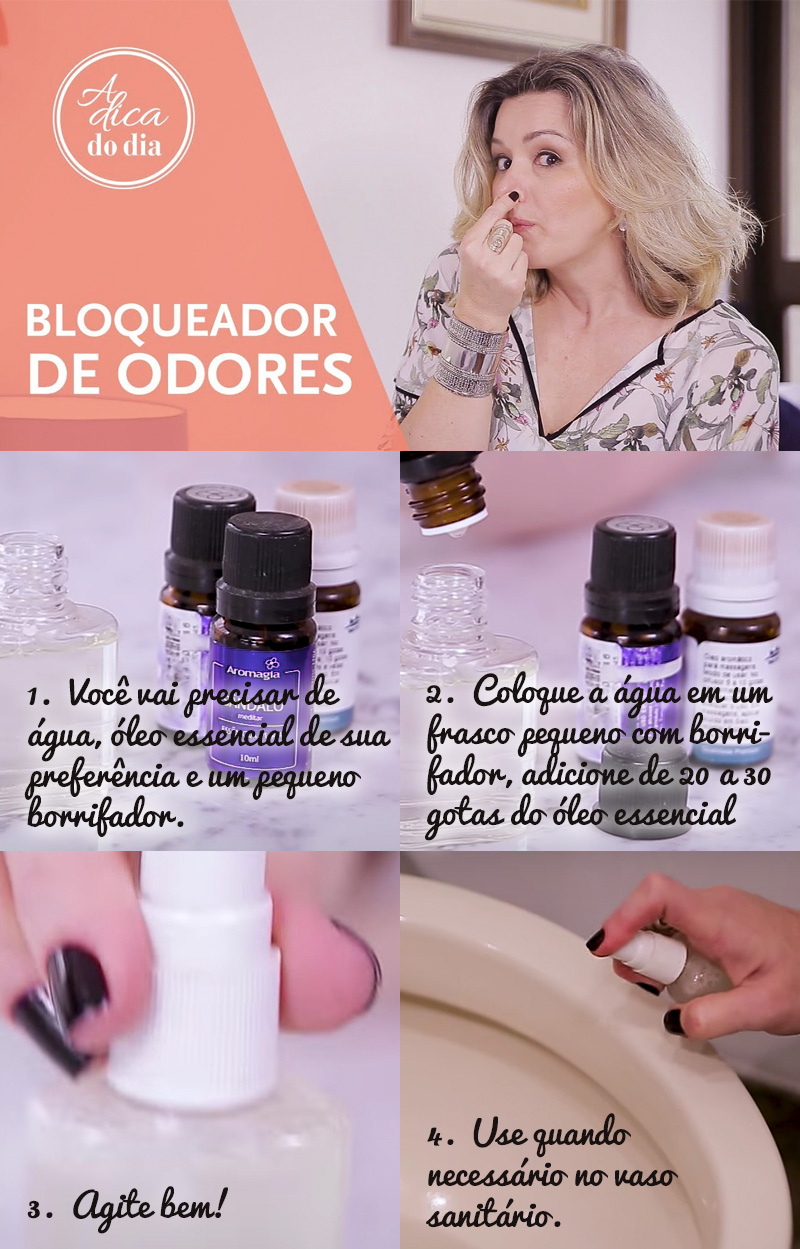 Aprenda a fazer um bloqueador de odor para seu banheiro!